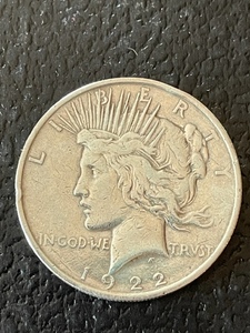 1922 Peace Dollar
