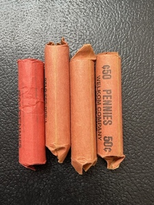 Rolls of Wheat Pennies