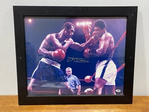 Ken Norton Signed Picture Against Muhammad Ali