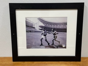 Ken Norton Signed Chasing Muhammad Ali Picture