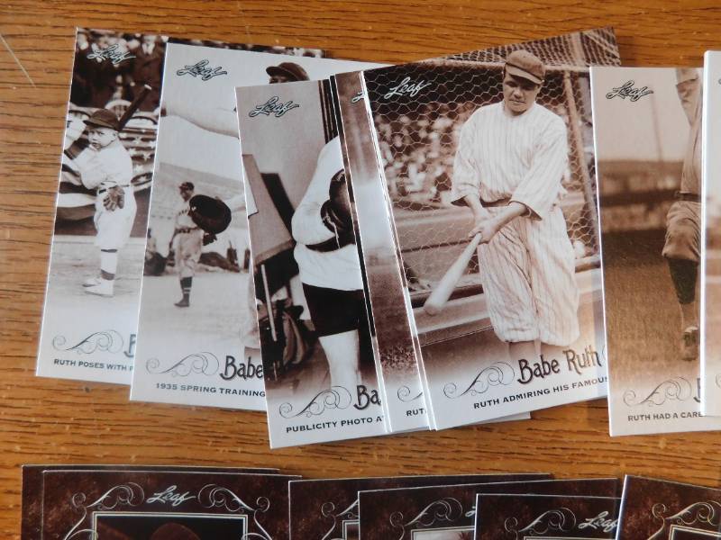 lot 60 image: (32)  2016 Leaf Babe Ruth Cards