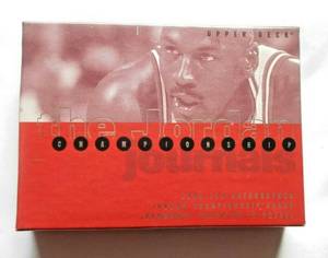 lot 64 image: 1997 Upper Deck The Jordan Championship Journals Box Set  24 (3 12x5 Cards)