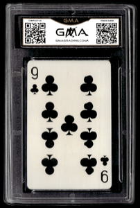 lot 4 image: 1973 Smithsonian Babe Ruth #NNO Playing Card Graded Mint 9