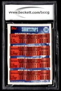 lot 9 image: 1994 Topps #158 Derek Jeter Prospects Card Graded Mint 9