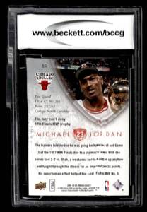 lot 10 image: 2009-10 Upper Deck Michael Jordan Legacy Collection Gold Graded Gem Mint 10