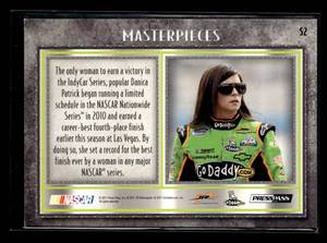 lot 15 image: 2011 Press Pass Showcase Danica Patrick Racing Card Limited Edition Serial #d 337499
