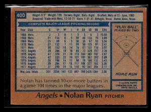 lot 32 image: 1978 Topps Nolan Ryan #400