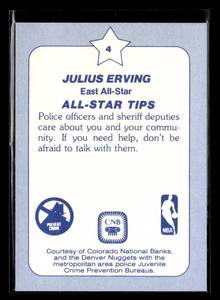 lot 84 image: 1984 Star Co. All Star Julius Erving #4