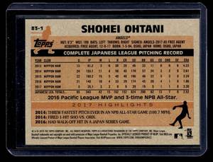 lot 105 image: 2018 Topps Shohei Ohtani Rookie Card 1983 Style #83-1