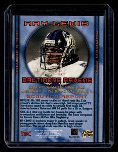lot 183 image: 1996 Stadium Club Short Print Ray Lewis Rookie Card #351