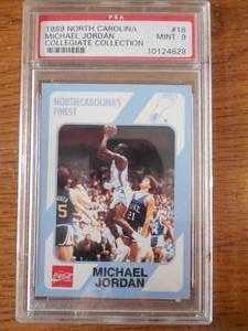 lot 52 image: PSA 9 1989 Coca Cola Michael Jordan #18