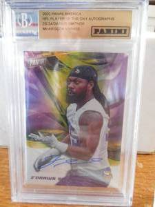 lot 191 image: 2022 Panini POD Autograph ZDarius Smith Beckett Encased Serial #2935