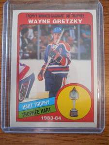 lot 192 image: 1984 O-PEE-CHEE Hart Trophy Wayne Gretzky #374