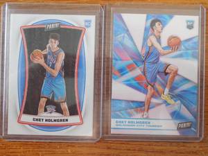 lot 199 image: (2) 2022 Panini POD Chet Holmgren Rookie Cards - #52 & #82