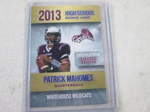 Rare Patrick Mahomes Custom Card...