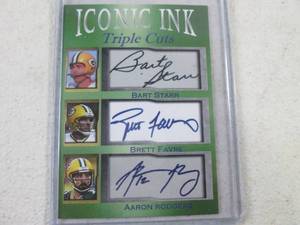 Rare Aaron Rodgers, Brett Favre, Ba...