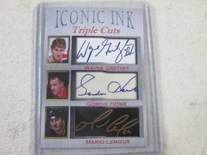 Rare Wayne Gretzky, Gordie Howe, Ma...