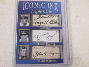 Rare Babe Ruth, Mickey Mantle, Honu...