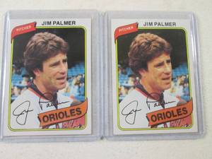 2 Rare Jim Palmer Custom Cards...