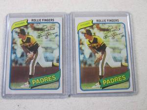 2 Rare Rollie Fingers Custom Cards...