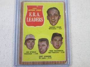 Rare Warren Spahn, Mike McCormick, ...