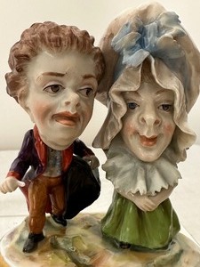 lot 49 image: Antique Derby Porcelain Figurine