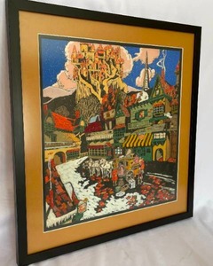 lot 153 image: Framed Art Print by Arthur Hoff