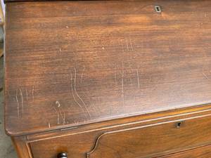 lot 175 image: Vintage Drop Front Secretary Desk
