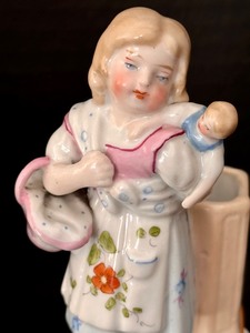lot 95 image: Two Antique Conta and Boehme Fairing Match Holder Figurines