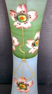 lot 309 image: Antique Art Nouveau Hand-Painted Vase