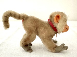 lot 341 image: Cute Steiff Monkey with Original Tag, Coco