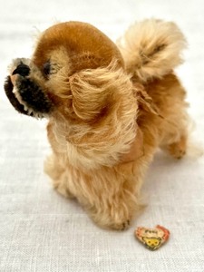 lot 342 image: Vintage Steiff Peky Pekinese Pup