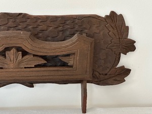 lot 198 image: Antique 1880s Wall Mounted Comb Box