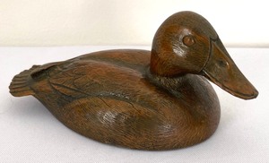 lot 273 image: Vintage Bronze Duck Figurine