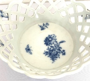 lot 283 image: Vintage German Porcelain Basket Bowl