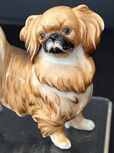 lot 45A image: Vintage Royal Vienna Pekinese Dog Figurine