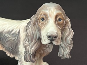 lot 352 image: Vintage Jens Peter Dahl Jensen #1145 Spaniel Dog Figurine