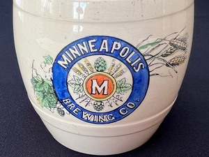 lot 21A image: Antique Pre-Prohibition Minneapolis Brewing Co Beer Stein