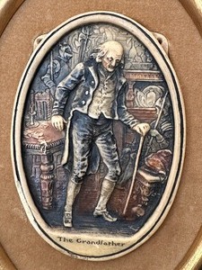 lot 386 image: Antique Wax Picture, The Godfather