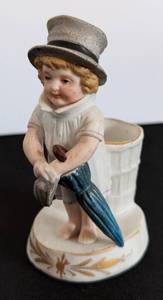 lot 213 image: Victorian Fairing Porcelain Matchbook Holders