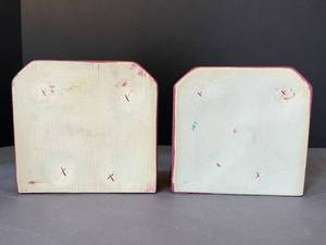 lot 32 image: pair of Van Briggle horse bookends