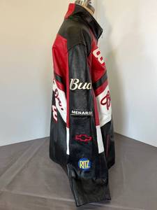 lot 38 image: Dale (Earnhardt) Jr Leather NASCAR jacket