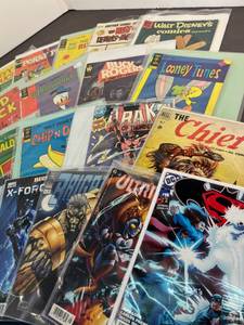 lot 72 image: 21 assorted vintage (mainly) comic books