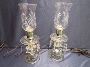 Pair Dresser Lamps