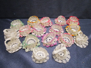 Vintage Crocheted Nut Cups