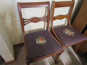 Needlepoint Seat Chairs