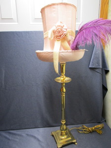 Brass Stick Lamp