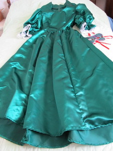 Green Floor Length Gown