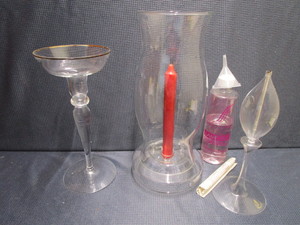 Candle Stands & Oil Lamp