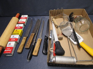 Kitchen Utensils, Vintage Spice Cans